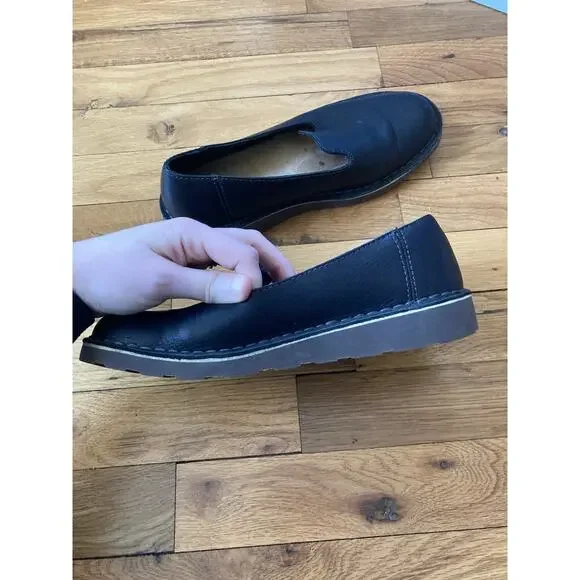 L.L. Bean Stonington Slip-On Shoes Womens 7 M Leather Black Loafers 507146 - Picture 6 of 9